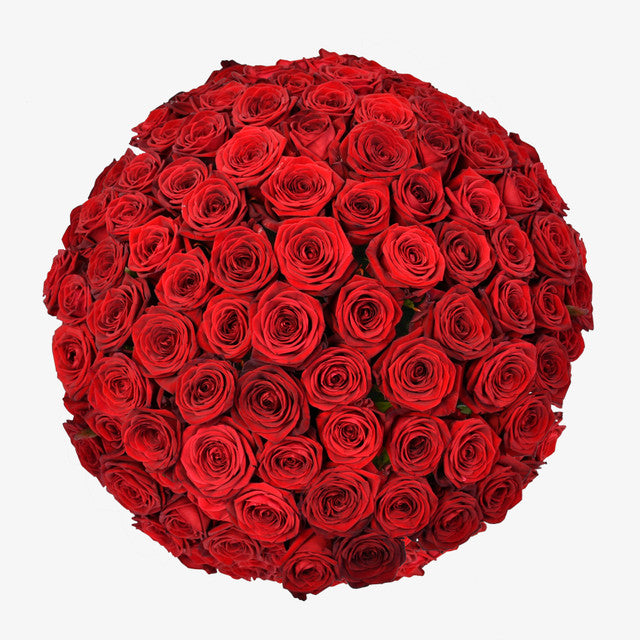 Love to Tango luxury flower bouquet by Moyses Stevens UAE featuring premium 'Red Naomi' roses.
