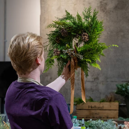 Classic Christmas Wreath Workshop
